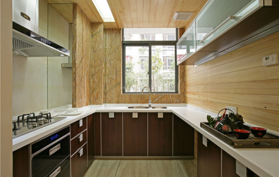 厨房设计装修用塑木复合材料时尚美观
