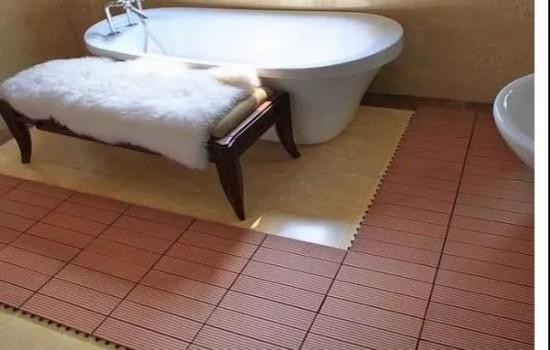 卫浴装饰地板用塑木复合材料