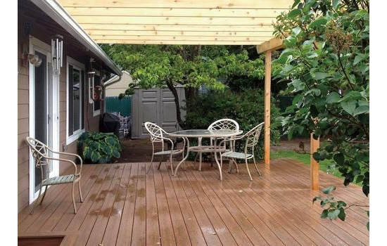 填充共挤塑木地板